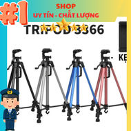 Tripod 3366 Loại 1 – Chân Máy 3 Khúc – Cao 1m5 – Gọn Nhẹ Đa Năng