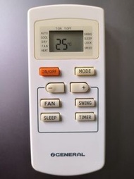 GENERAL 冷氣機遙控器