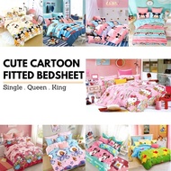 Cute Cartoon | Tsum Tsum Design Fitted Bedsheet [Single | Queen | King]