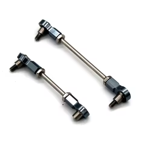 Metal Steering Link Rod Servo Rod Set for Wltoys 284131 K969 K979 K989 K999 P929 P939 1/28 RC Car Up