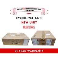 [READY STOCK] NEW UNIT Cisco Catalyst C9200L-24T-4G-E Catalyst 9200L 24-port Data 4x1G uplink Switch