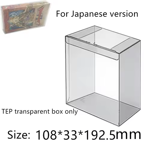 Transparent Box Protector For Super Famicom/SFC Collect Boxes TEP Storage Game Shell Clear Display C