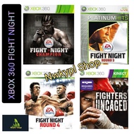 XBOX 360 GAMES - FIGHT NIGHT CHAMPION/FIGHT NIGHT ROUND 3/FIGHT NIGHT ROUND 4/FIGHT UNCAGED (FOR MOD