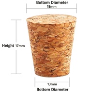 5-10pcs Cork Stoppers Bottle Cork Stoppers Wooden Conical Cork Stoppers Suitable for Bottle Handicra