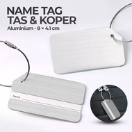 Aluminum Luggage Name Tag