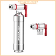 CO2 Bicycle Pump Schrader &  Valve Air CO2 Inflator Aluminum Alloy Portable Tire Inflator Cycling Ac