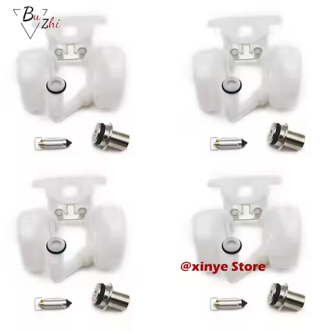 Carburetor repair kit float and floating needle seat for Bandit 250 400 cc GSF250 GSF400 GJ77A GK75A