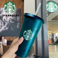 🔥NEW🔥 พร้อมส่งในไทย]แก้วสตาร์บัคส์ แก้วเปลี่ยนสี Starbucks แก้วรียูส แก้วพลาสติก แก้วน้ำ สตาร์บัคส์ แ