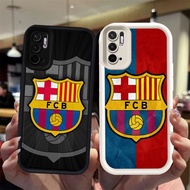 N135 Barcelona Black and White Silicone Casing for Xiaomi Redmi Note 10 Pro 10s 5G Case