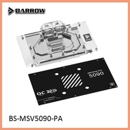 Barrow full coverage GPU Block for MSI RTX 5090 VENTUS 3X OC Water Cooling BS-MSV5090-PA