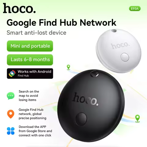HOCO E93A Airtag Base on Google Find My Hub Network Anti-lost Device Mini Trackers for Android Mobil