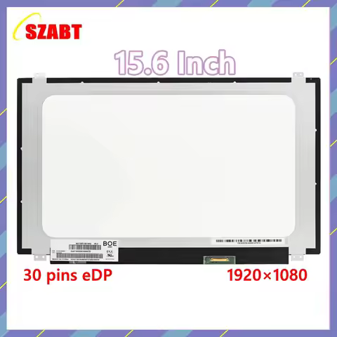 15.6 Inch IPS Laptop LCD Screen NV156FHM-N42 N41 V8.0 fit LP156WF6-SPK1 B156HAN06.1 FHD 1920x1080 LE