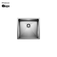 Abagno SR-4545 stainless steel hairline under-mount single bowl kitchen sink