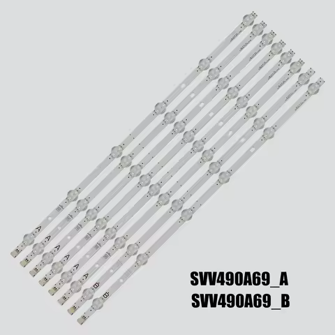LED Strip For 49V5863DG TX-49DX600B TX-49FX555E TX-49GX550B TX-49GX555B LT-49C890 VES490QNYS-2D-N01