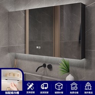 [Upgrade quality]Bathroom Mirror Storage All-in-One Cabinet Bathroom Separate Smart Mirror Cabinet Bathroom Mirror Bathroom Cabinet Mirror with Shelf