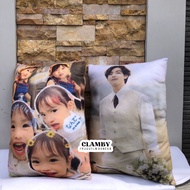 Custom 2-Sided Photo Print Pillow | Square Pillow 40 x 30cm | Graduation Pillow