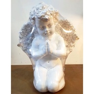 30cm White Standing Prayer Angel Statue RF (6696) - Angel Statue - Angel Doll Statue