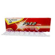 PORO SUPPOSITORIES 125MG/250MG (PARACETAMOL) 10's