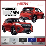 Perodua Ativa (2021-2024) V1 Gear Up Bodykit GU Body Kit Front Bumper Side Skirt Rear Bumper ABS Spo