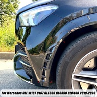 For Mercedes GLE W167 C167 GLE300 GLC350 GLC400 GLC450 2019-2023 Car Front Wheel ABS Air Vent Hood F