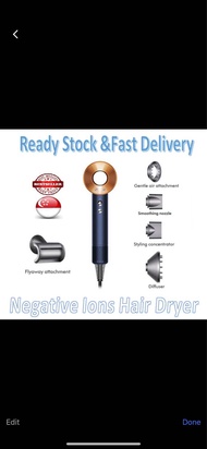 ( SG stock ) GIFT - New model IonicBlast 5 Nozzle Haircare Dryer / SG plug