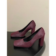 ALAIA Aria Heels - 10 cm Square Toe High Heels