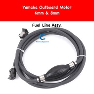 Fuel Line Hose Outboard Boat Engine Petrol Tank Connectors Kit For Yamaha Outboard