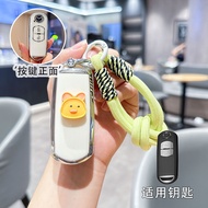 YEEKEY Key Cover Key Case Fob For 2/3 Buttons Mazda 2 3 CX-3 CX-5 CX-7 CX-9 CX5 CX7 CX9 CX3 Push Sta