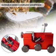 Aluminum Chainsaw Sharpener Portable Chain Saw Chain Saw Sharpener Sharpener with 2pcs Stone Grinders Drill Sharpener