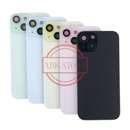 BACKDOOR - BACK GLASS + CAMERARing FOR IPH 15 IP 15 PLUS HIGH QUALITY/