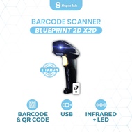 Blueprint 2D X2D Barcode Scanner High Precision 1D and 2D QR Code Handheld BarcodeOriginal