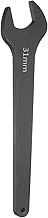 QUARKZMAN Single-sided Open-End Spanner 31 mm Metric 15 Degree Angled U-Shape Spanner Small Flat Hea