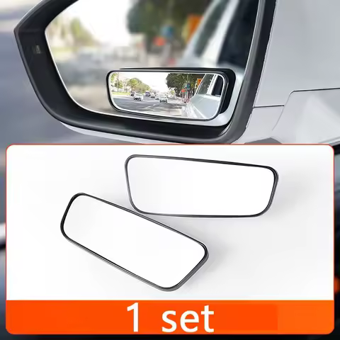 NEW 2PCS Car Side Mirrors Blind Zone Mirrors 60 Degree Wide Angle Additional Spherical Dead Zone Mir