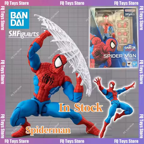 In Stock Bandai S.H.Figuarts SHF Spider-Man GAMERVERSE Anime Action Figures Toys Models PVC Gift Col