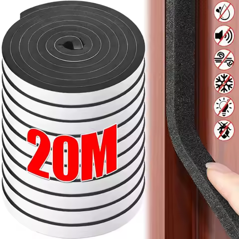 Self-Adhesive Sponge Sealing Strip Window Door Anti-collision Sealing Strips Windproof Sound-Proof D