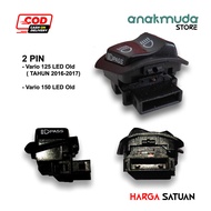 Tombol Saklar Dim Pass Beam Dimmer Socket Untuk Motor Honda Vario LED OLD 110-125-150 Tahun 2016-201