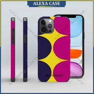 Marimekko Phone Case for iPhone 15 Pro Max / iPhone 14 Pro Max / iPhone 13 Pro Max / iPhone 12 Pro Max / XS Max / iPhone 8 Plus / iPhone SE Lambskin Protective Case Cover 6IU2TD