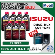 Mobil Delvac Legend 15W40 7 liters for ISUZU DMAX , MUX , D-MAX , MU-X 4JJ1 / 4JK1 - ENGINE OIL