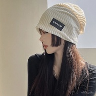 ins Japanese Thin Style Postpartum Spring Autumn September Lace Bald Knitting Maternity Pile Hat