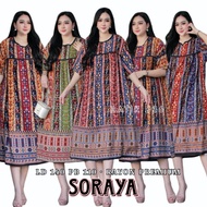 (ALESHA) Soraya Daster Ld 140 soft rayon nursing friendly Jumbo Casual nightgown for women, mothers,