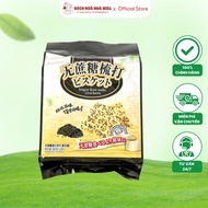Soda Cracker Diet Cookies 380g Suitable for People on a Weight Loss Diet, Top Savor Black Sesame Fla