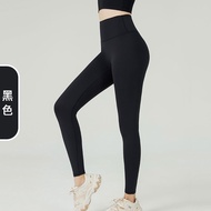 สต๊อกพร้อมส่ง) Womens Yoga Leggings High Waist Butt Lift Pants Seamless Athletic Leggings Shapewear 