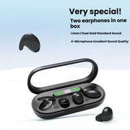 Four Wireless Bluetooth Earphones Light Weight Sleep Mode ANC Earbuds + All-Device Compatibility