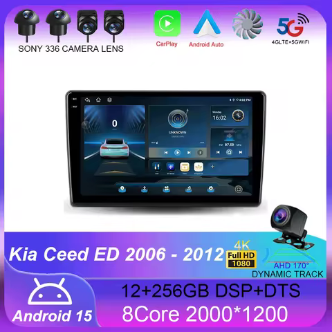 For Kia Ceed ED 2006 - 2012 Carplay Auto 4G+WIFI GPS Car Radio Navigation Multimedia Video Player St