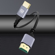 [Hotbrand.my] 8K UHD Ver 2.1 HD TV Cable 48Gbps HD TV Cord HDMI-Compatible 2.1 for Computer TV