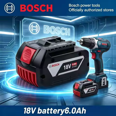 Original BOSCH 18V 5.0Ah 6.0Ah Lithium Battery BAT609 BAT618 For GSB18V-45 GDX18V-200 Cordless Drill