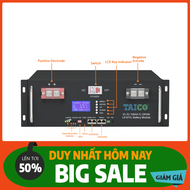 pin lithium TAICO- 48v 100ah pin lưu trữ điện năng lượng mătj trời taico 48v-100ah pin lithium 48v-1