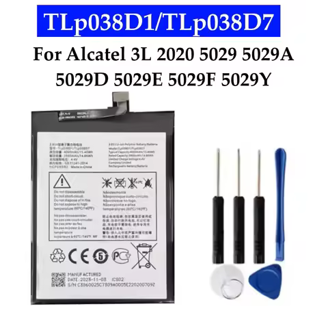 Original Battery TLp038D1 For Alcatel 3L 2020 5029 5029A 5029D 5029E 5029F 5029Y Mobile Phone Batter