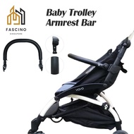 【SG】Baby Trolley Armrest Bar Bumper Handlebar Stroller Extension Guardrail Disassembly Accessories f