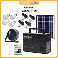 Outdoor Portable solar system Solar Panels Charging Generator Power System Home Lighting for LED Bul